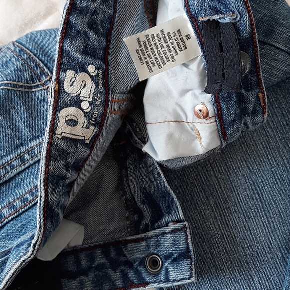 Girl P.S. Straightleg Bootcut Blue Jeans - Size 8R - Picture 4 of 6